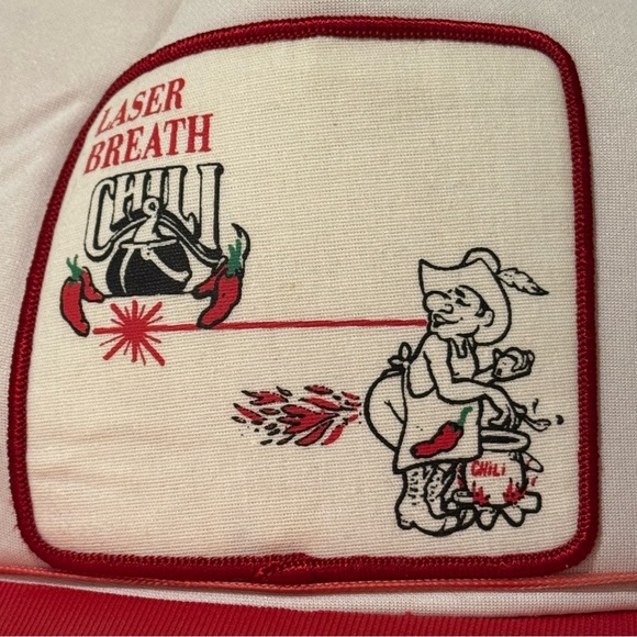 1980s novelty SnapBack trucker hat by Headwear
Laser Breath Chili - Picture 2 of 8